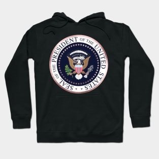 Presidential Seal, Faux Rose Gold Trim Hoodie